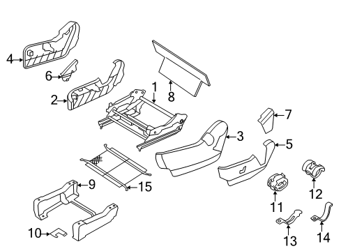 2012 Volkswagen Routan Tracks & Components