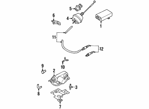 1999 Volkswagen Cabrio Cruise Control System