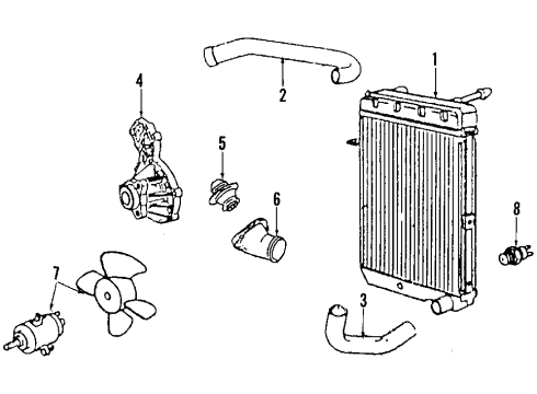 1984 Volkswagen Quantum Air Filter Diagram for 056-129-620