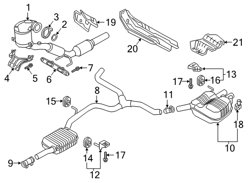 2020 Volkswagen Arteon Exhaust Components