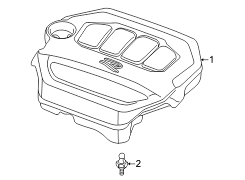 2023 Volkswagen GTI Engine Appearance Cover