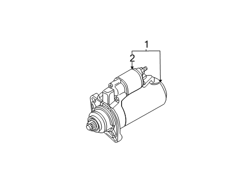 2010 Volkswagen Beetle Starter, Electrical Diagram 1