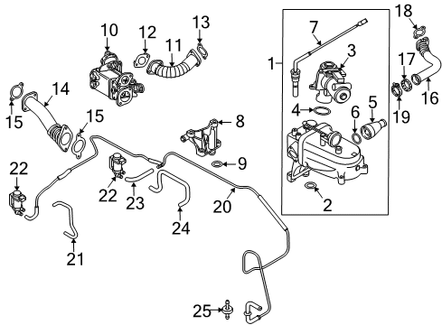 2009 Volkswagen Touareg Detection Pump Diagram for 7L0-906-271-C