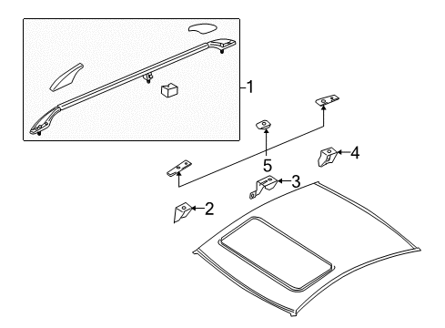 2009 Volkswagen Passat Luggage Carrier Diagram 2