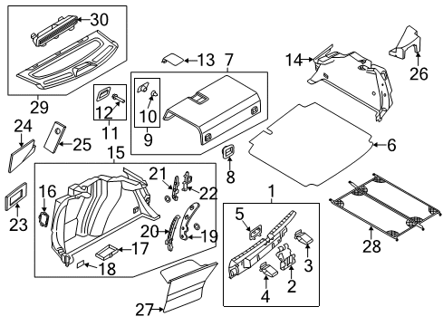 2015 Volkswagen Jetta Interior Trim - Rear Body