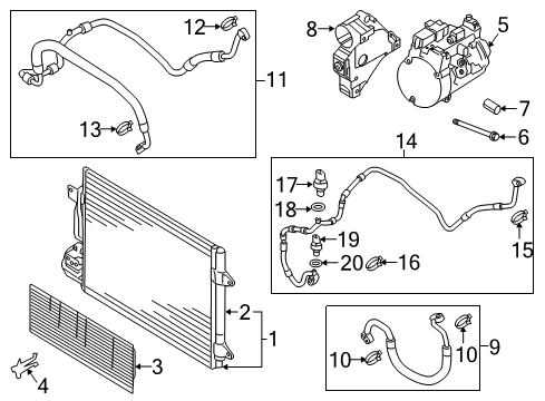 2013 Volkswagen Jetta Switches & Sensors Diagram 1