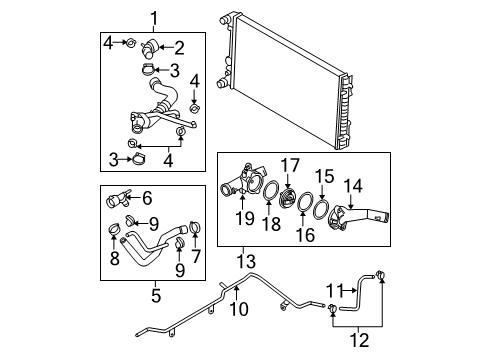 2007 Volkswagen Beetle Hoses, Lines & Pipes Diagram 3
