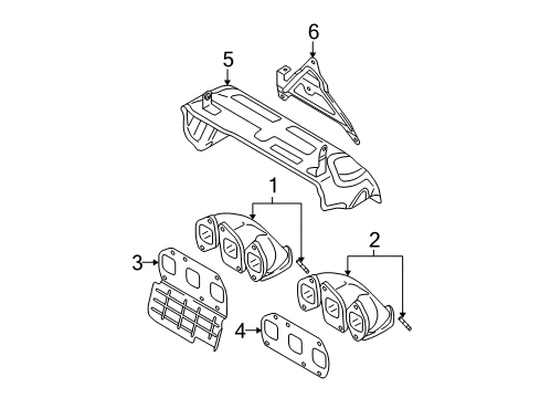 2008 Volkswagen Passat Exhaust Manifold