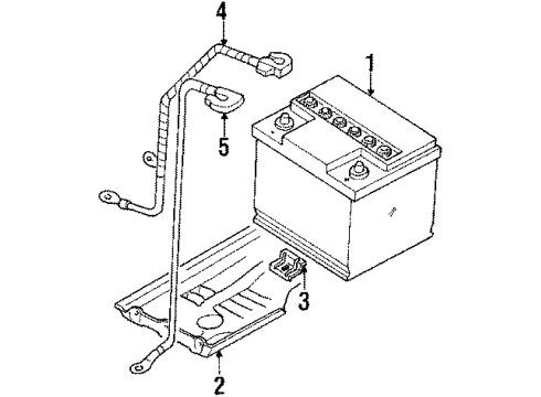 1992 Volkswagen Jetta Battery
