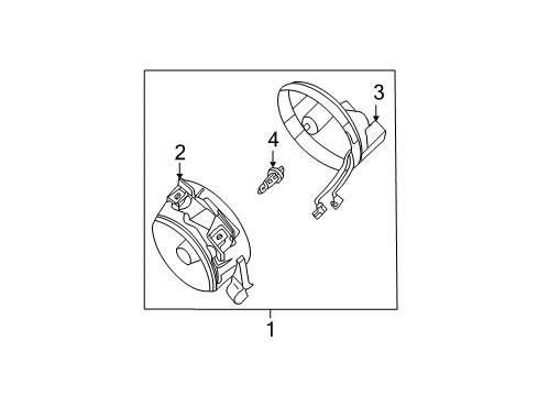 2005 Volkswagen Beetle Chassis Electrical - Fog Lamps