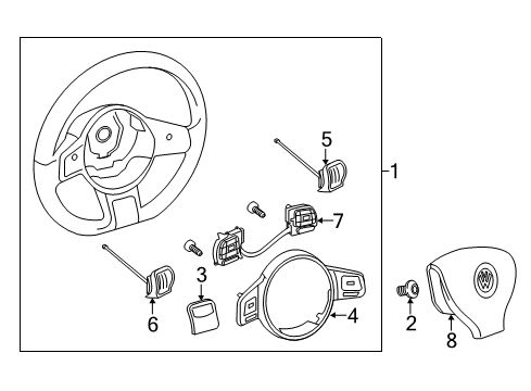 2016 Volkswagen Beetle Gear Shift Control - AT