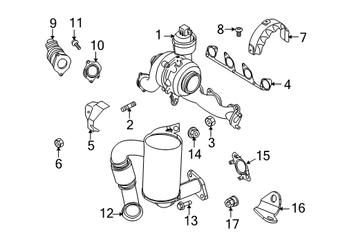 2014 Volkswagen Jetta Exhaust Manifold