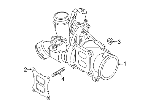 2017 Volkswagen Passat Exhaust Manifold