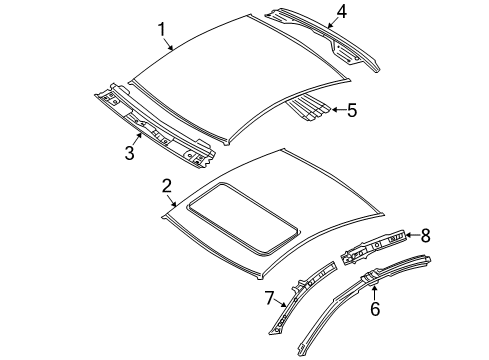 2006 Volkswagen Passat Roof & Components