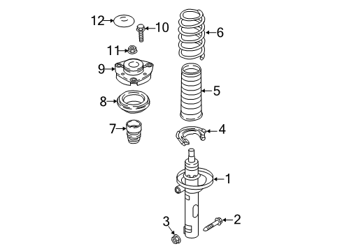 2024 Volkswagen Atlas Struts & Components - Front