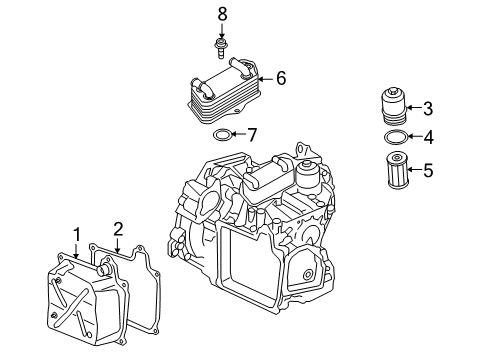 2007 Volkswagen Eos Transaxle Parts