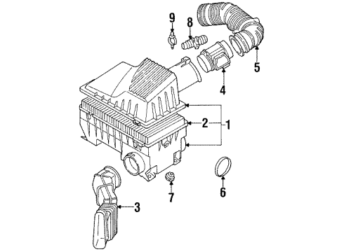 1993 Volkswagen Passat Air Intake