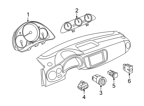 2016 Volkswagen Beetle Instruments & Gauges