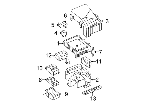 2008 Volkswagen Jetta Fuse & Relay