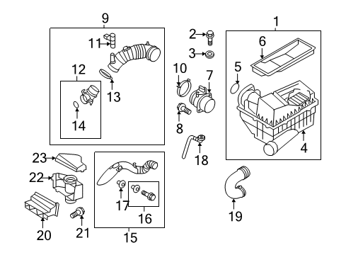 2010 Volkswagen Jetta Hose Assembly Diagram for 5N0-129-654