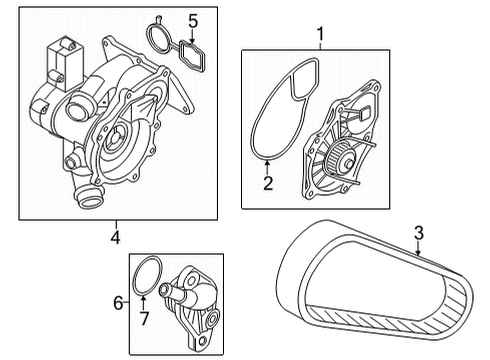 2024 Volkswagen GTI Water Pump