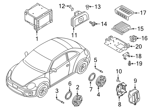 2018 Volkswagen Beetle Sound System