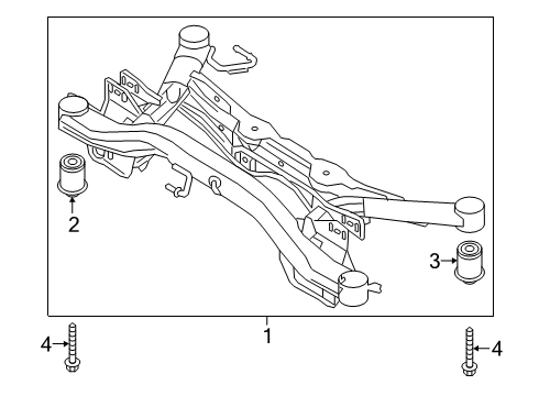 2019 Volkswagen Arteon Suspension Mounting - Rear Diagram 2