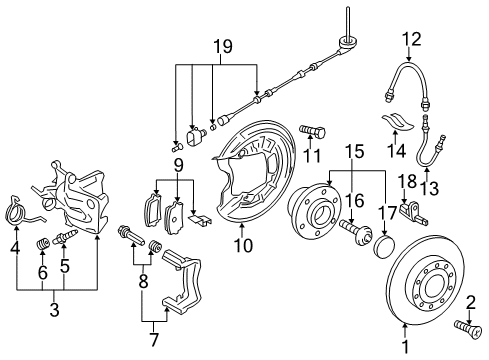2011 Volkswagen Jetta Brake Components