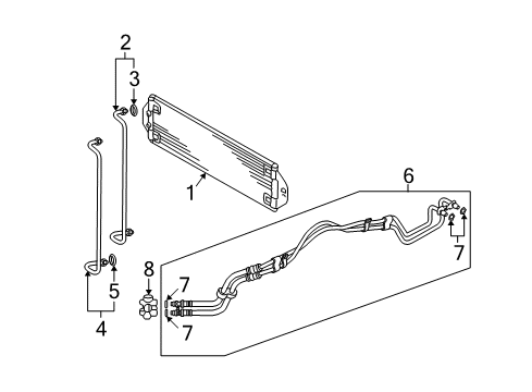 2006 Volkswagen Touareg Trans Oil Cooler Diagram 3