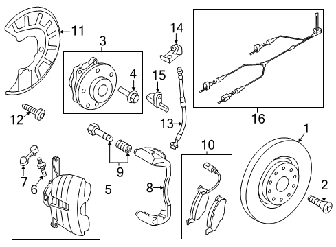 2013 Volkswagen CC Front Brakes