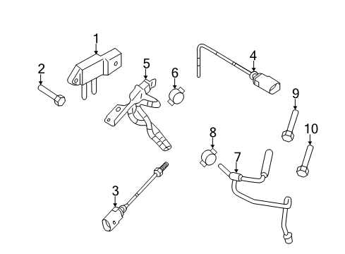 2009 Volkswagen Jetta Emission Components Diagram 2