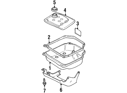 1997 Volkswagen Golf Transaxle Parts