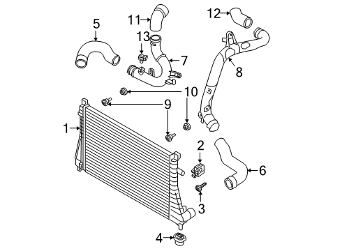 2020 Volkswagen Jetta Intercooler