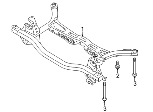 2021 Volkswagen Golf Suspension Mounting - Rear