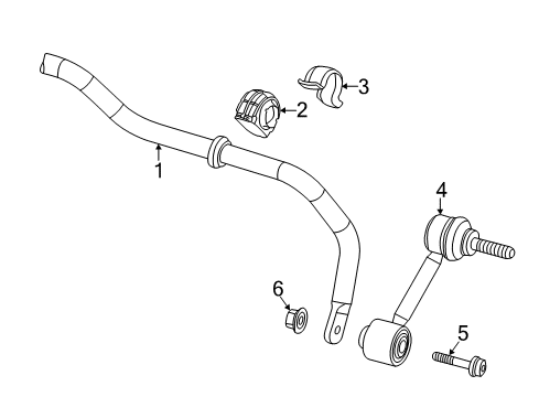 2014 Volkswagen Jetta Rear Suspension, Control Arm Diagram 1