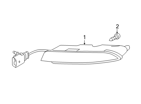 2012 Volkswagen Golf R Daytime Run Lamp Diagram for 5K0-941-055-B