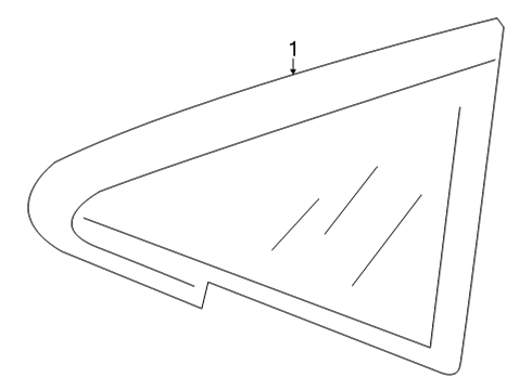 2024 Volkswagen GTI Glass & Hardware - Pillars