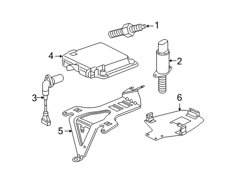 2008 Volkswagen Touareg Ignition System - Diesel Components