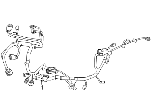 2009 Volkswagen Routan Wiring Harness