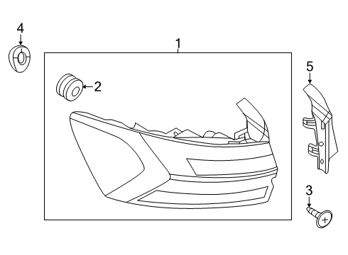 2022 Volkswagen Jetta Tail Lamps