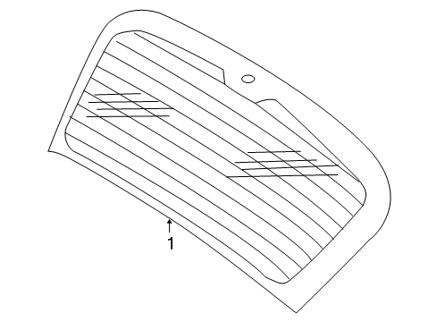 2013 Volkswagen Jetta Lift Gate - Glass & Hardware