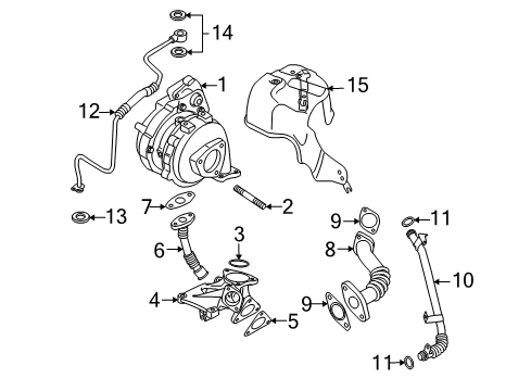 2009 Volkswagen Touareg Turbocharger