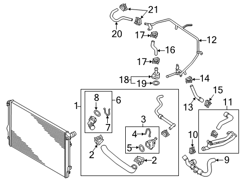 2016 Volkswagen Beetle Hoses, Lines & Pipes Diagram 7