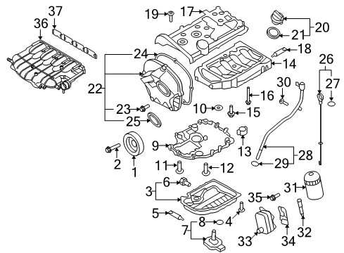 2016 Volkswagen Tiguan Intake Manifold