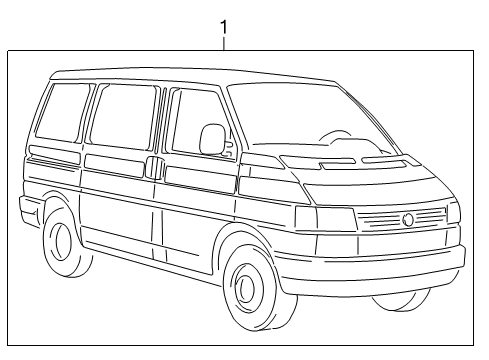 2000 Volkswagen EuroVan Stripe Tape
