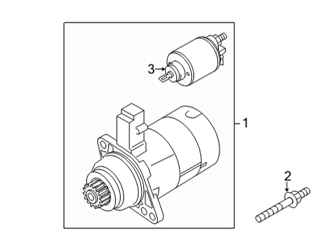 2024 Volkswagen Atlas Cross Sport Starter