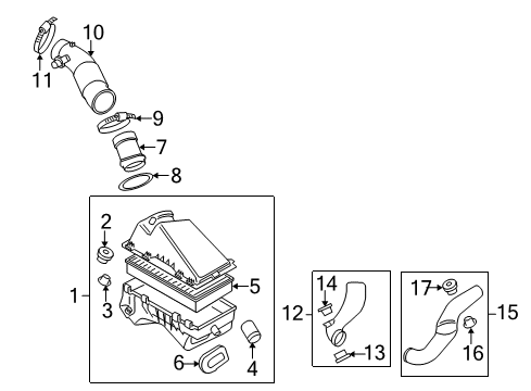 2007 Volkswagen Beetle Air Intake
