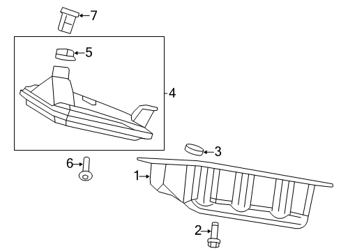 2010 Volkswagen Routan Filler Cap Diagram for 7B0-321-321