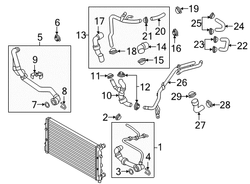 2015 Volkswagen Jetta Hoses, Lines & Pipes Diagram 7