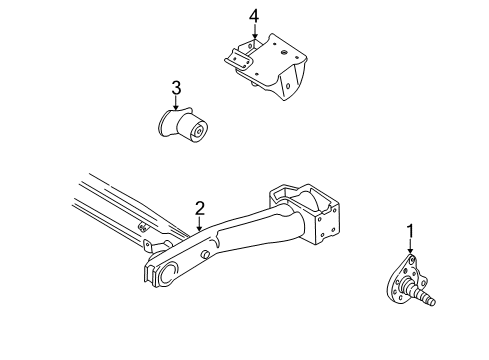 2002 Volkswagen Cabrio Rear Suspension Diagram 1